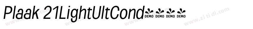 Plaak 21LightUltCond字体转换 Plaak 21LightUltCond字体转换